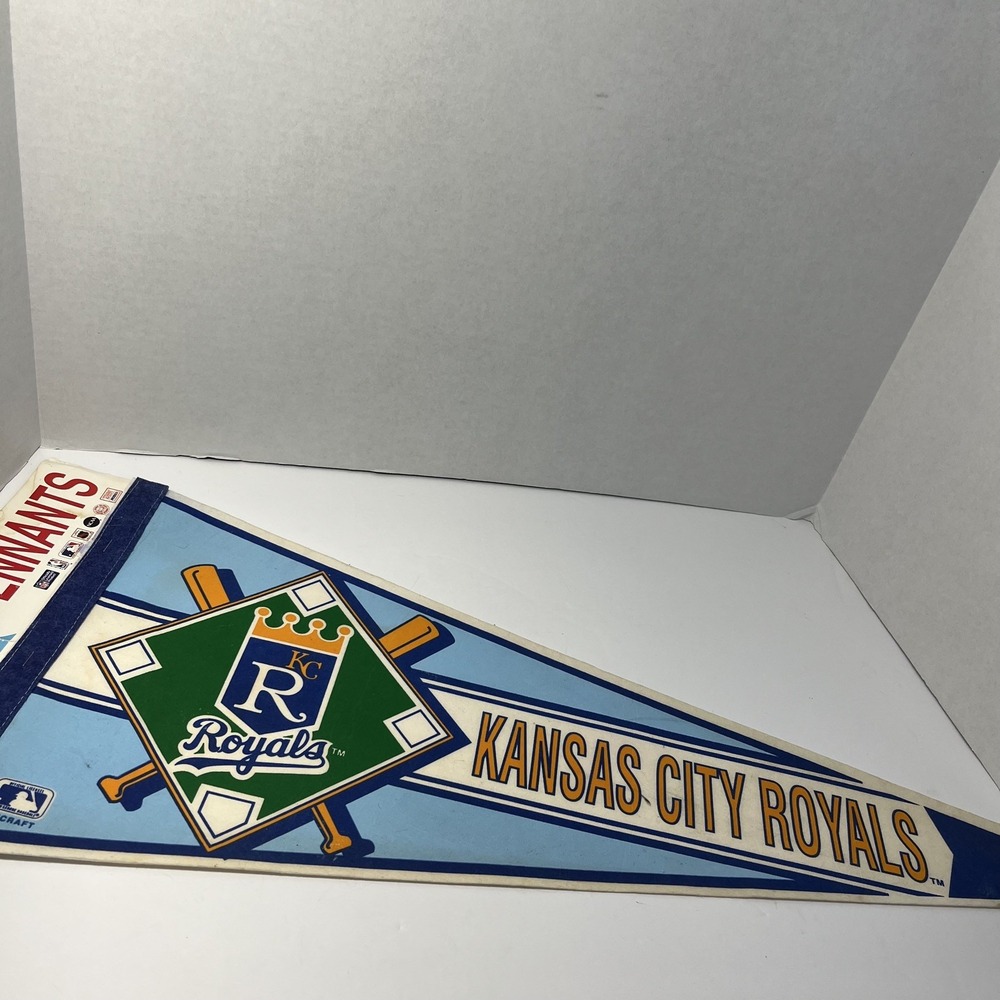 Vintage Kansas City Royals MLB Pennant Wincraft 12x30